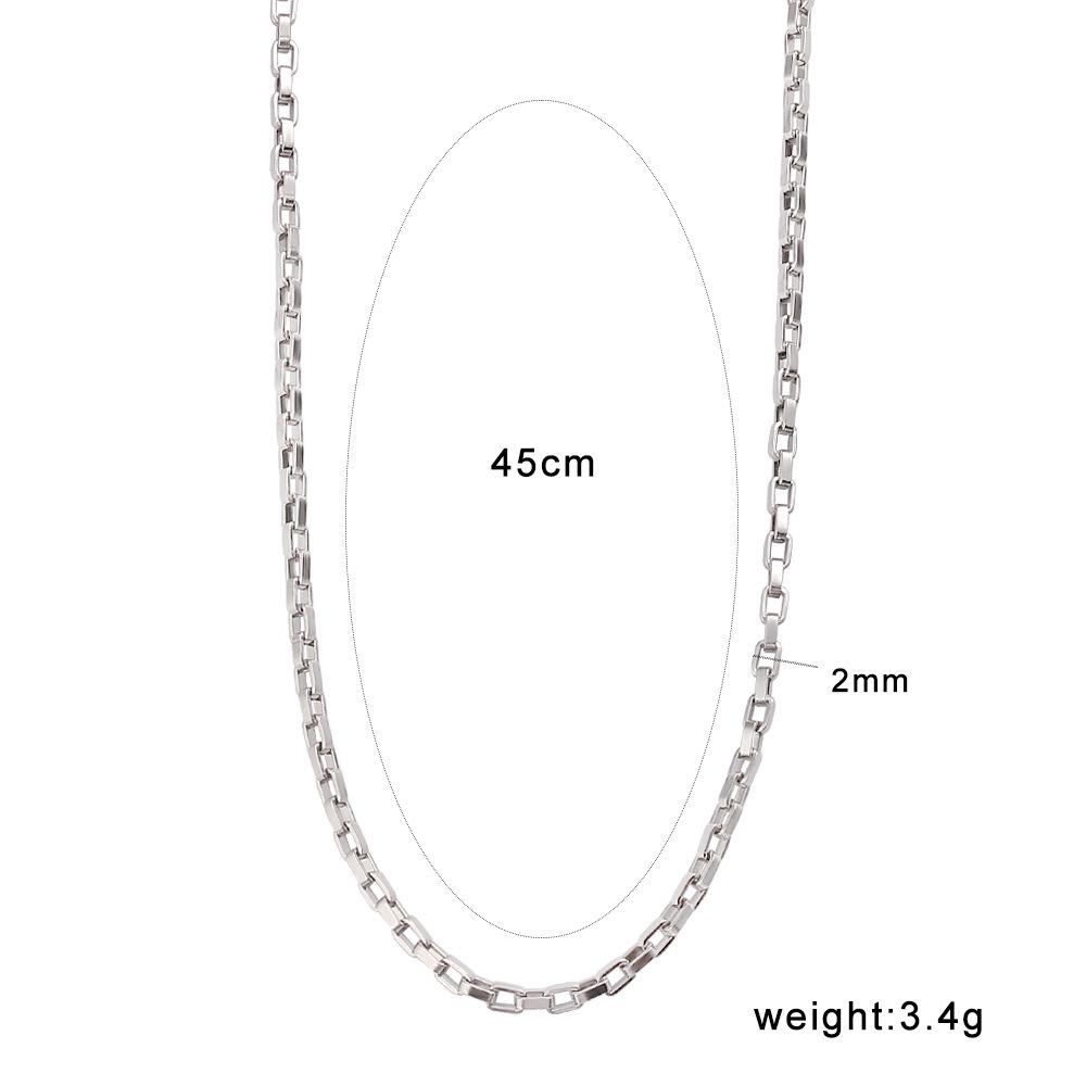 2026 Trendy High-End Women s Stainless Steel Hip Hop Necklace
