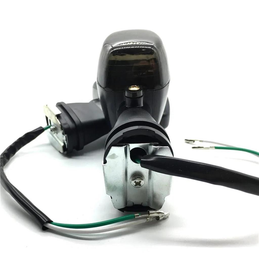 Fit ZR-7S Compatible ZRX1200S Fit ZXR250R Motorcycle Turn Signal Light Indicator Front Flashing Lamp Indicator Turn Signal (Smoke)