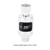 Shower Thermometer Waterproof LED Digital Display Faucet Water Temperature Monitor with 1/2 Inch Nut for Home Bathroom Bathtub