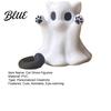 Halloween-Themen-Raumdekorationen Geist Katze Statue Niedliche Figur Cartoon Gruselig Saisonal Hausdekoration Dekoration für Büro Schreibtisch Statue