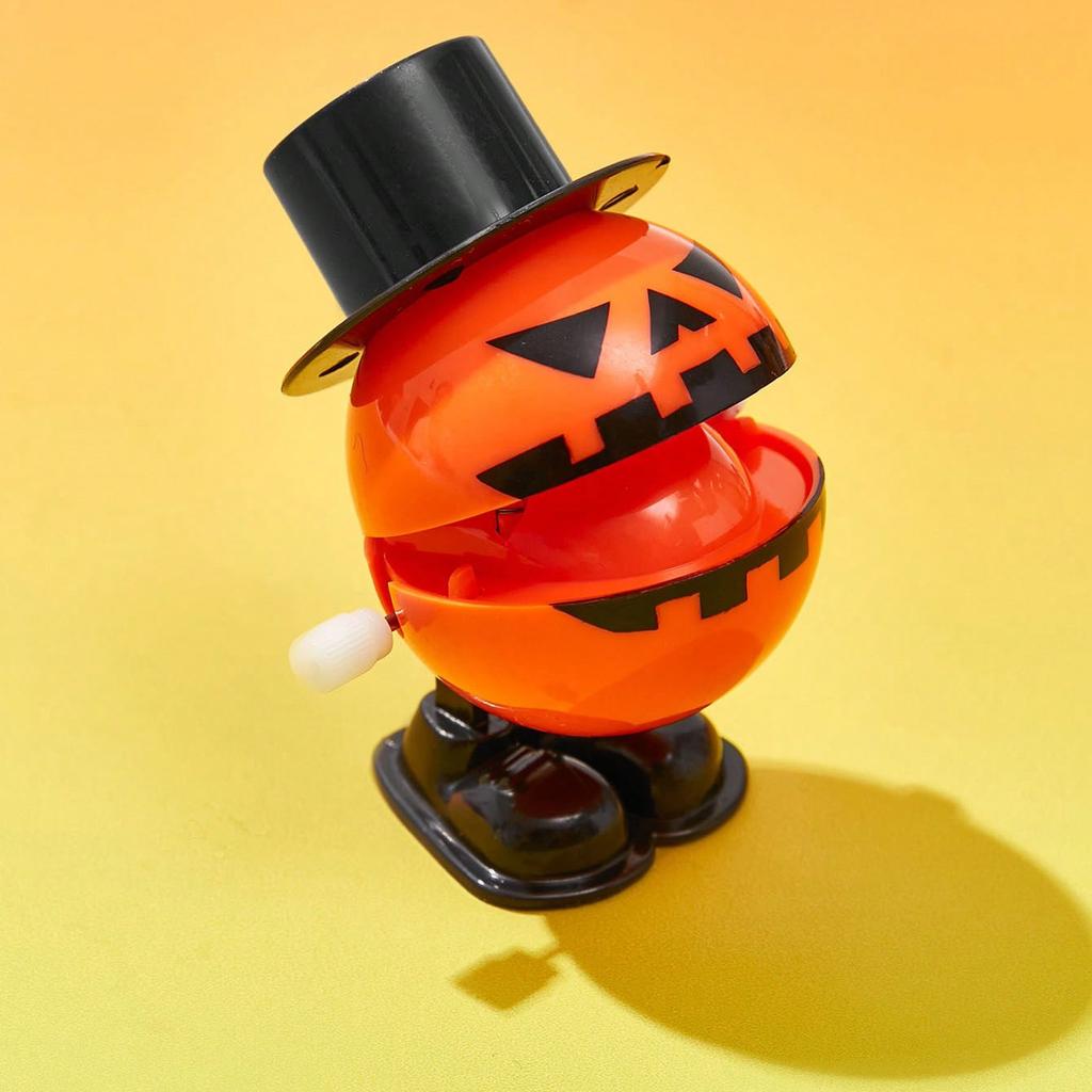 1pc - Pumpkin Clockwork Toy - Pet Interactive Toys&Halloween Decorations,Jumping/Walking Toys For Party Favors