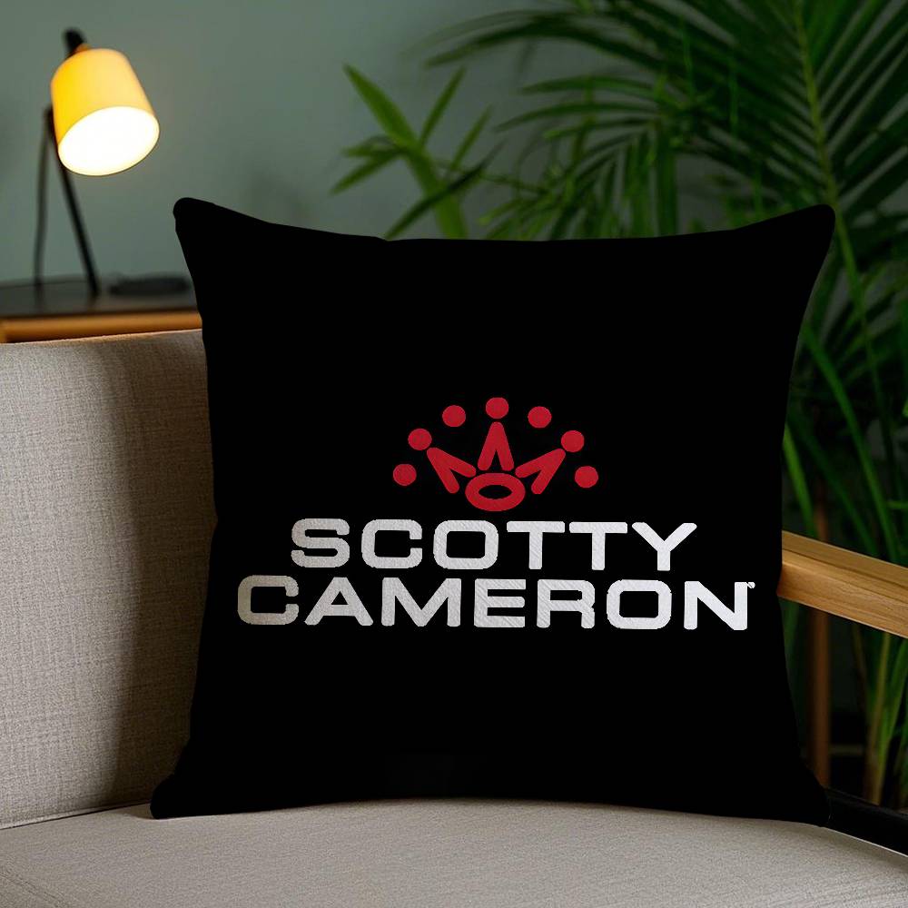 Luxury S-SCOTTY C-CAMERONS Pillow Case Short Plush Double-sided Printing Home Machine Washable In Winter Cushion Cover