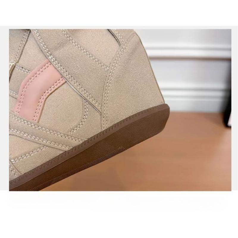 Tacones Mujer Zapatillas de Gancho y Bucle Altas Otoño Invierno Casual Zapatos Deportivos Botines Mujer