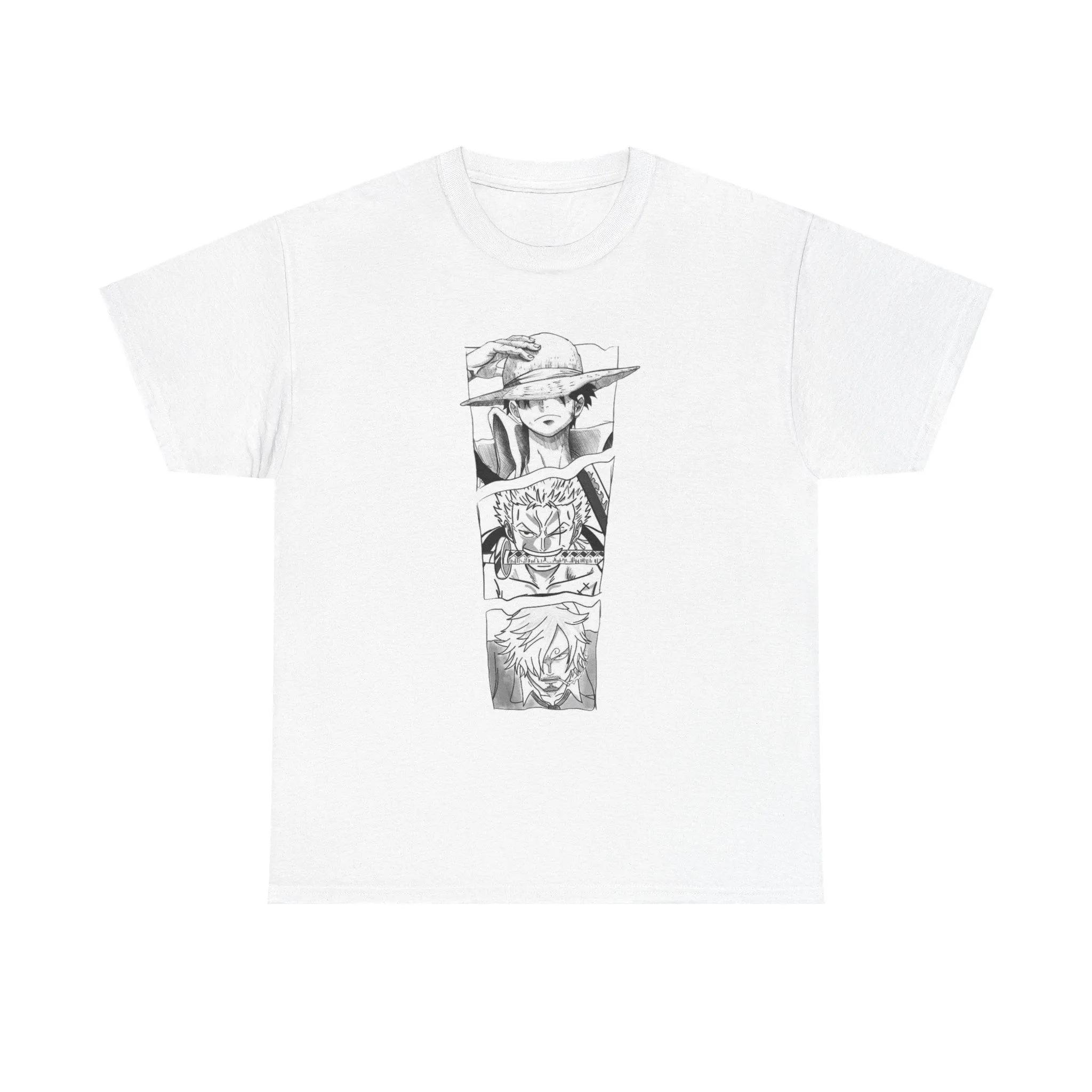 

ONE PIECE Luffy Summer Men Women T-shirt Japanese Anime Harajuku Retro Short-sleeved Oversized Casual Fitness Comfortable Y2k S