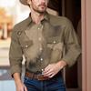Men'S Fashionable Lapel And Shoulder Length Short Sleeved Casual Top