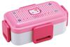 Skater Bento Lunch Softly Made In For Dishwasher Microwave Hello Box, Antibacterial, 2-Tier Box, Served, Dome-Shaped Lid, 600ml, Japan, Women, Safe,