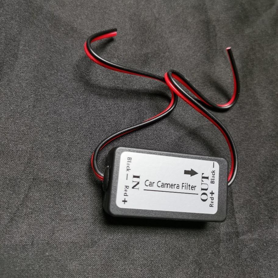 12V DC Stromrelais Kondensator Filter Anschluss Gleichrichter für Auto Rückspiegel Rückfahrkamera Gleichrichter Auto Auto Kamera Filter