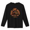T-shirt Black Label Society Hardcore Hellride stampa posteriore vintage Lavata Traspirante Comoda Leggermente Unisex streetwear