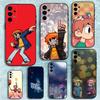 Cartoon Scott Pilgrim Phone Case For Samsung S25,S24,S21,S22,S23,S30,Ultra,S20,Plus,Fe,Lite,Note,10,9,5G Black Cover