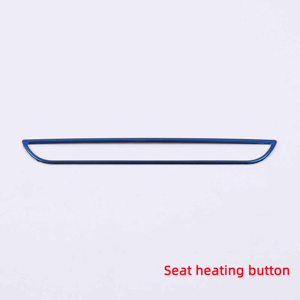 

Аксессуары для Mazda CX5 2017-центральная консоль автомобиля, накладка на панель CD, рамка, наклейка, внутренние молдинги автомобиля Seat heatingbutton C