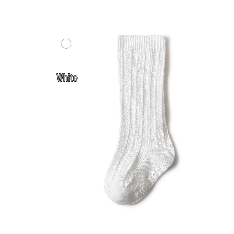 

Summer Non-Slip Baby Floor Socks - Solid Color Mid-Tube for Boys & Girls 0-1 years