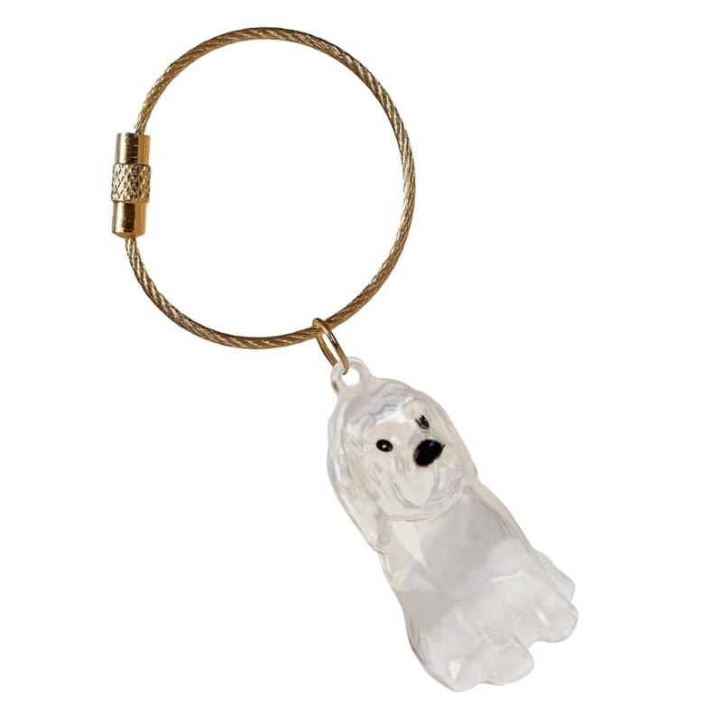 Dog Furs Keepsakes Keychain,Dog Hair Holder Keychain Pet Furs Keepsakes Keychain
