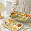 Multi-Compartment Ceramic Meal Plate