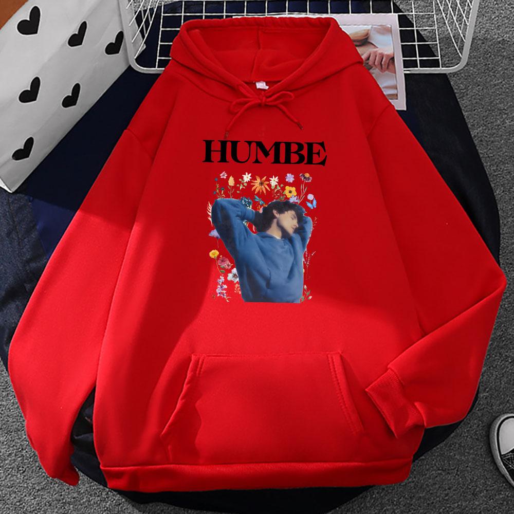 Men Clothes Humbe Flowers Graphic Sweatshirts Winter Casual Unisex Streetwear Moletom Long Sleeve Comfortable