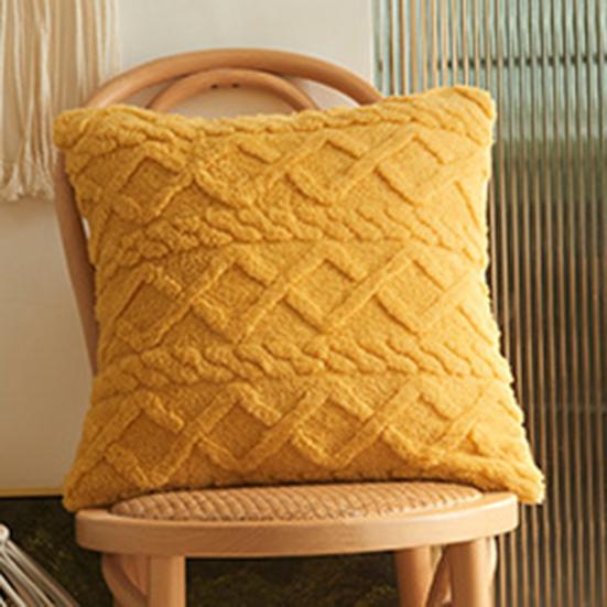 45x45cm Lightweight Pillow Cover Jacquard Weave Washable Protective
