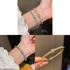 Copper Plated Geometric Bracelet With Irregular Shapes For Fashionable Women
