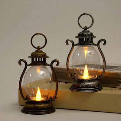 Retro LED Electronic Candle Lamp Long-Lasting Safe Eco-Friendly Decorative Gift Lantern with Easy Battery Replacement