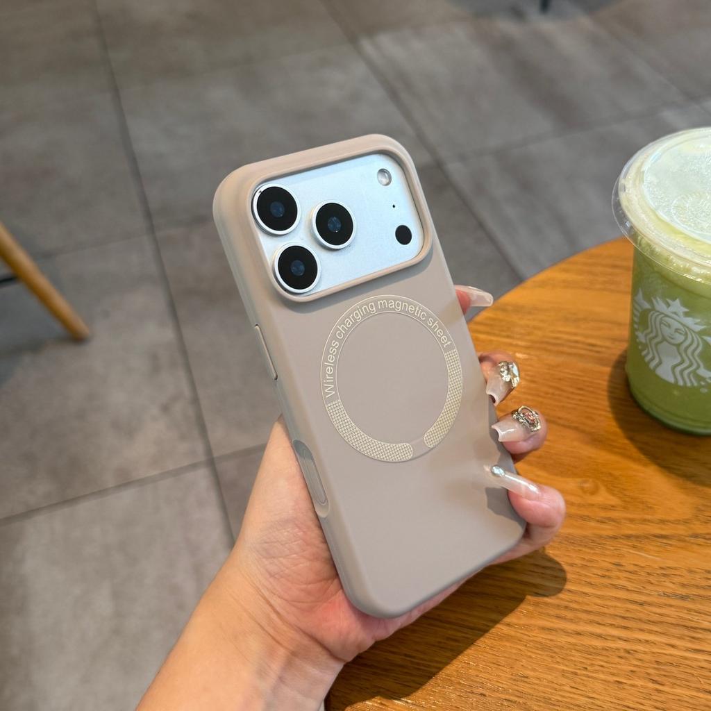 Orange Flüssigsilikon Magnetische Hülle Für iPhone 17 ProMax 16 15 14 13 12 11 Pro Max Plus Air Unisex Für Magsafe Stoßfeste Abdeckung