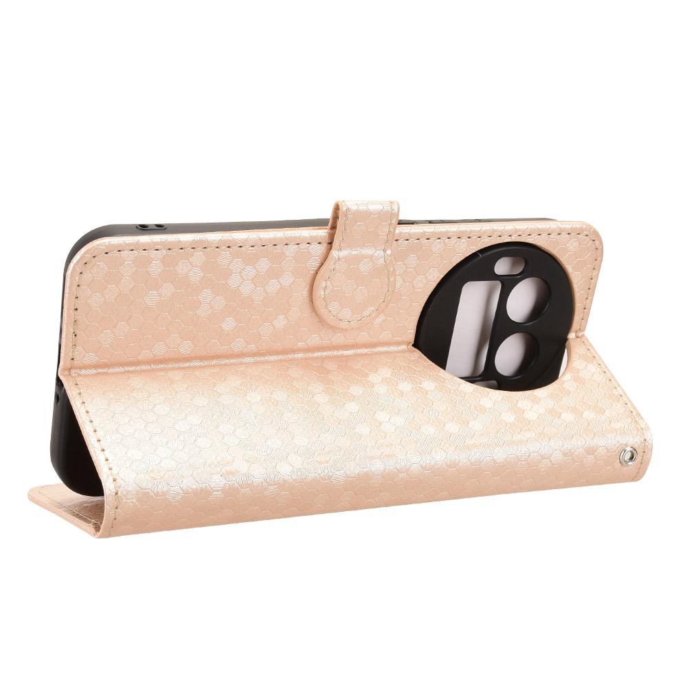 For Realme GT 8 Pro 5G Wallet Case Dot Pattern Imprint PU Leather Phone Cover with Wrist Strap