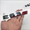 3D ABS Chrome Black E63 S Logo E63S Emblem Letters Sticker Car Trunk Badge For Mercedes Benz E63S AMG W212 W213 Accessories