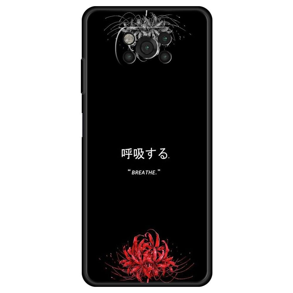 For Xiaomi Poco X3 Pro X3nfc Pocox3pro Case Mi 12 12pro 12x 11 Lite 11t Funda 11ultra 9t 10t Cover Tokyo Ghoul Equinox Flower