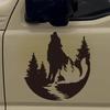 Jungle Tribe Howling Wolf Creative&funny Stickers for Cartoon Fans&lover,high Quality for Car Trucks Motorcycles & Laptops