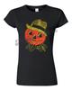 Retro Halloween Tee T Shirt Vtg Art Goth Witch Cute Jack O Lantern Scarecrow