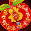 Chinese Style Fu Character Door Sticker 3D Design New Year Wall Sticker  Wall Door Decoration