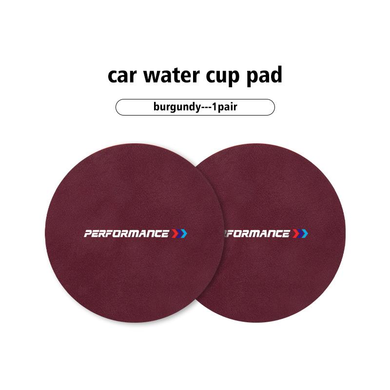 Car Interior Coasters Water Cup Slot Non-Slip Mat Shockproof Pad For BMW 1 3 5 Series X1 X3 X4 X5 X7 G20 G38 F20 F39 F48 E46
