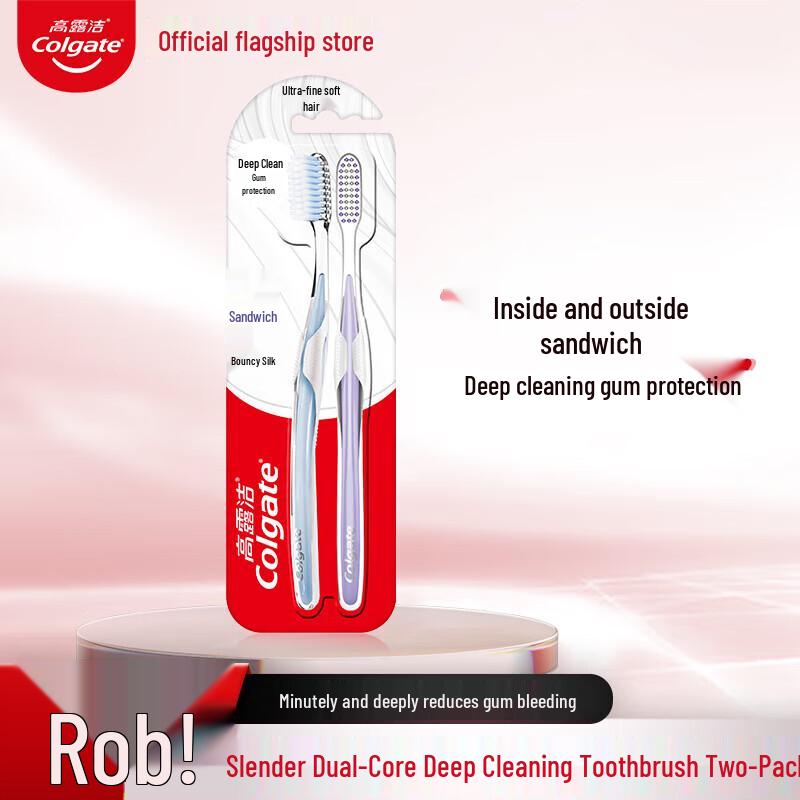 Colgate SlimSoft Dual Core Deep Clean Toothbrush