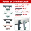 11sets Power Volume Side Button Switch Control Key For Samsung Tab A9 Plus A11 Plus T111 T111 Volume Button + Power ON / OFF