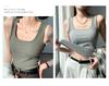 H237 Spring/Summer Women's U-Neck Slim Fit Wide Shoulder Sleeveless Vest