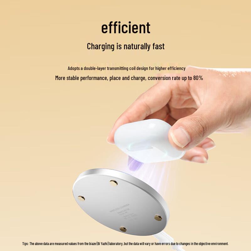 BIAZE Încărcător Wireless Universal pentru AirPods și Telefoane