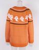 Women's European and American Retro Polka Dot Halloween Sweater - Autumn/Winter Long Sleeve Knitwear