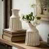 Wazony Ceramiczne Vintage w Stylu Amerykańskim do Salonu i Sypialni, Aranżacje Kwiatowe, Dekoracje z Suszonych Kwiatów