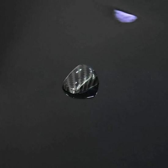 For 2017-2025 Jeep Compass Carbon Fiber Exterior Front Wiper Nozzle Cover Trim2*