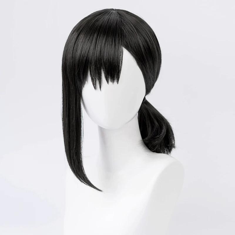 Hoge Kwaliteit Anime Chainsaw Man Cosplay Pruiken Reze Angel Devil Quanxi Makima Power Hayakawa Aki Denji Hittebestendig Haar Pruik 1pc black