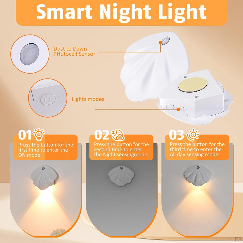 Modern Wireless Wall Sconce with Motion Sensor - Easy Setup, Rechargeable