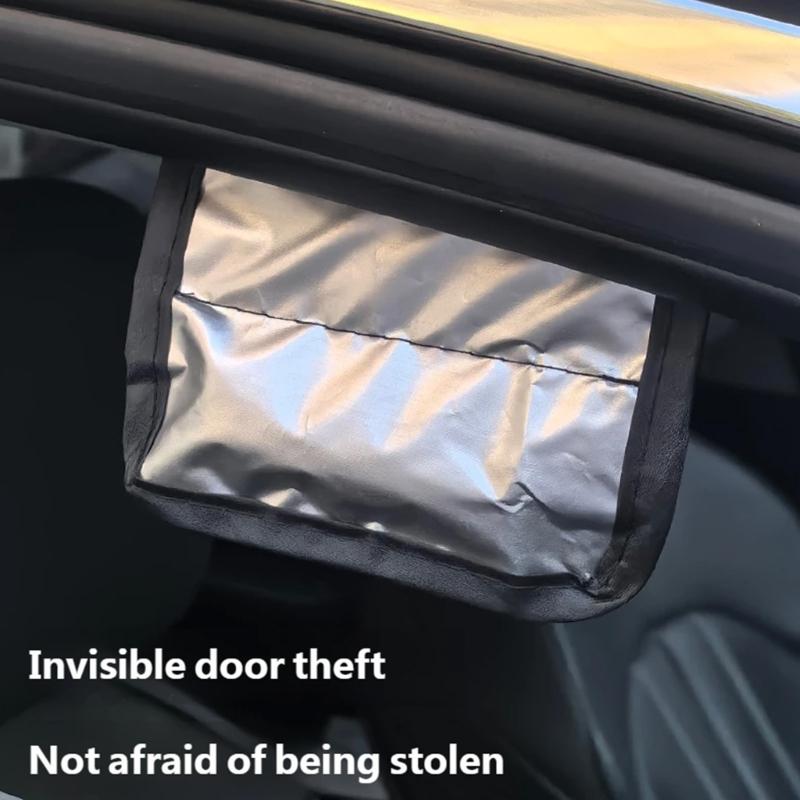 Reflective Car Windshield Cover Quilted Silver Panel for Outdoor Parking Sun Shade Snow Ice and Debris Defense