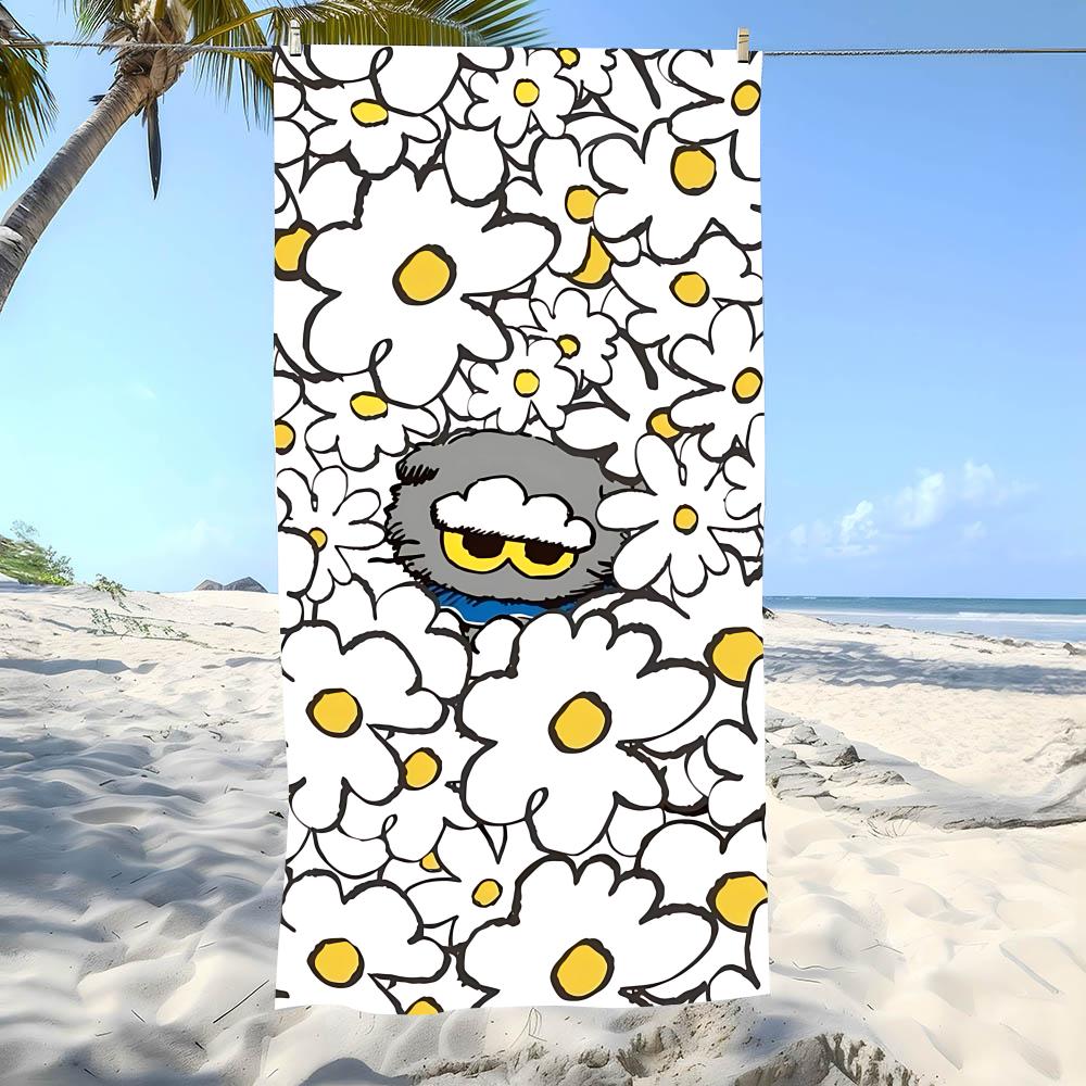 Beach Towel Oversized Lovely Z-Zo&Friendss Towel Super Absorbent Soft Swim Beachtowels For Men, Women