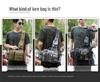 Men's Large Capacity Crossbody Fishing Tackle Bag - Multifunctional Chest Bag for Outdoor Use