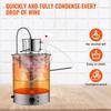 VEVOR Essential Oil Still Water Distiller 49.2L with Thumper Keg & Water Pump