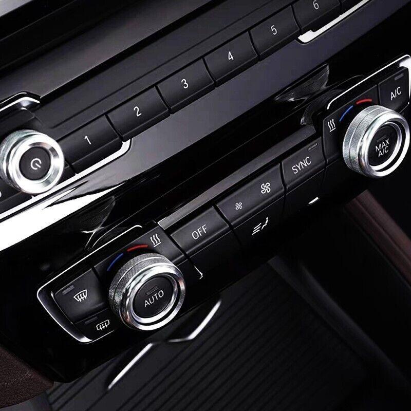 Car Volume Air Conditioning Button Ring Cover Trim Fit For 2016-2022 BMW X1 X2