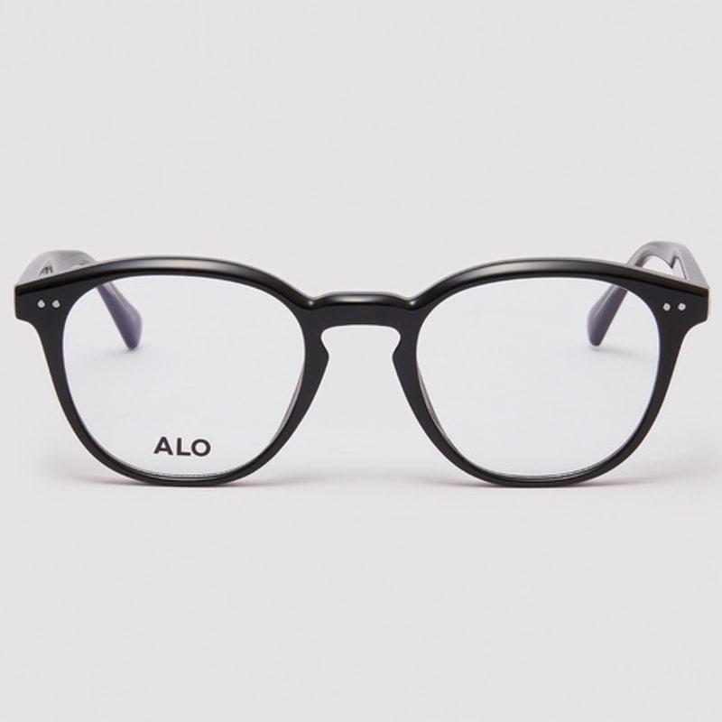 

aloeyewear [Essential] AL5502 0909G Полуободковая черная оправа для очков с линзами, блокирующими синий свет Demo lens (basic inclusion)
