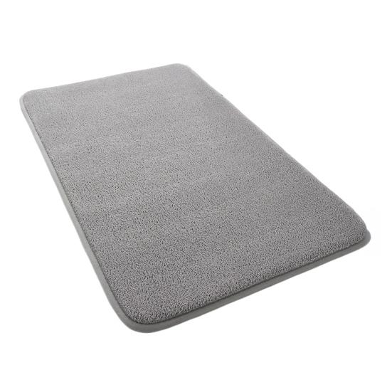 Bathroom Rug Mat Soft Microfiber Bath Rugs Non-Slip Thick Water Absorbent