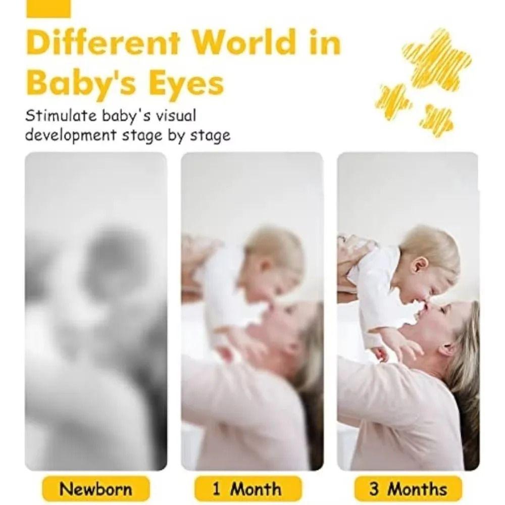 Montessori Baby Visual Stimulation Cards Sight Games Baby Flash Cards  Newborns 0–36 Months