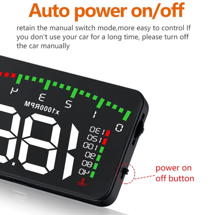 A900 OBD2 3.5 inch Car Head Up Display