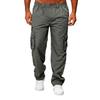 Men's Spring and Autumn Solid Straight Legged Cargo Pants Casual Multi-Pocket Long Pants Loose Fit Outdoor Fitness Trousers