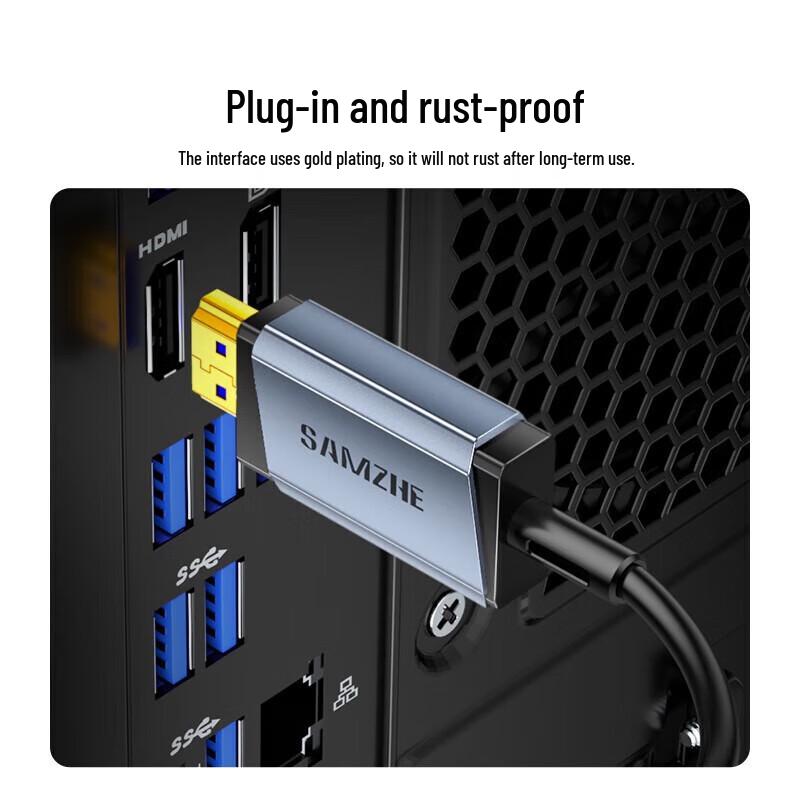 SAMZHE Fiber Optic HDMI 2.0 Cable 4K@60Hz