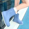 Hot-selling fashion medium tube women's rain shoes new outdoor waterproof shoes non-slip casual water boots women's rain boots rubber shoes